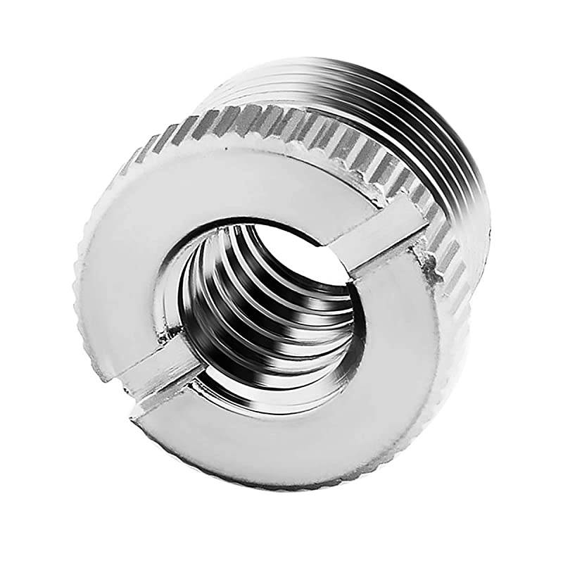 38quot16 Female to 58quot27 Male Screw Thread Adapter for Microphone Stand Mount 2 Pack