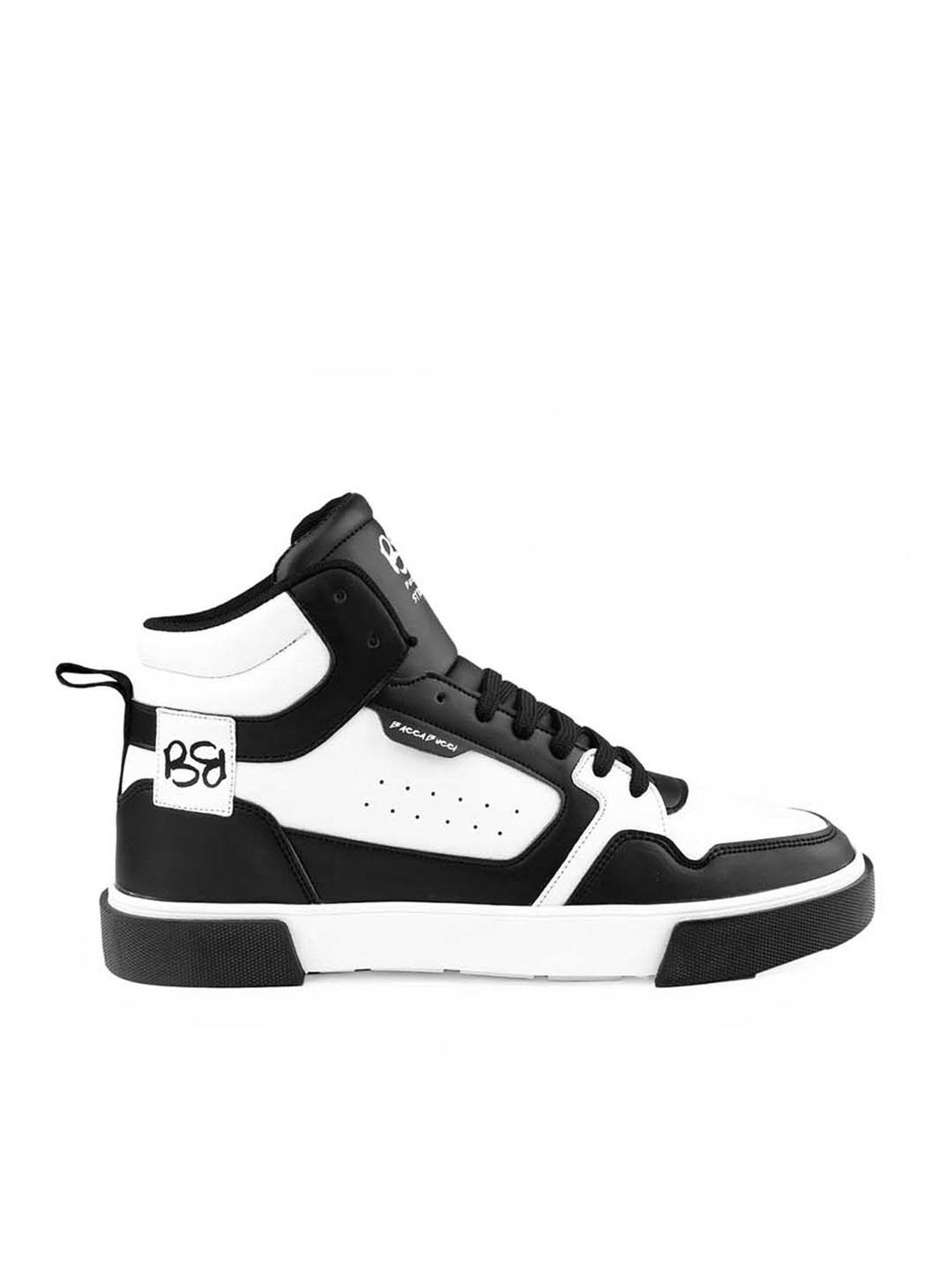 Bacca Bucci Men's STALK Black Ankle High Sneakers