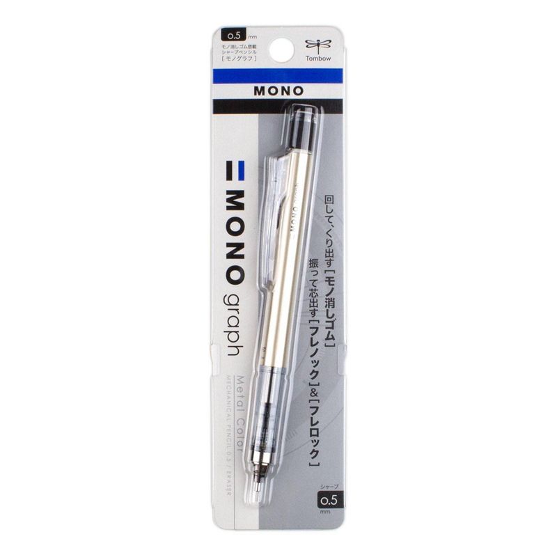 0.5mm MONO Graph Mechanical Pencil Gold - Tombow