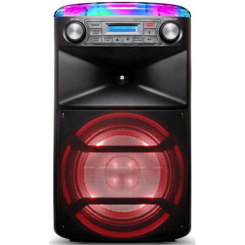 ion ipa107 block party ultra 120w karaoke pa with voice effects