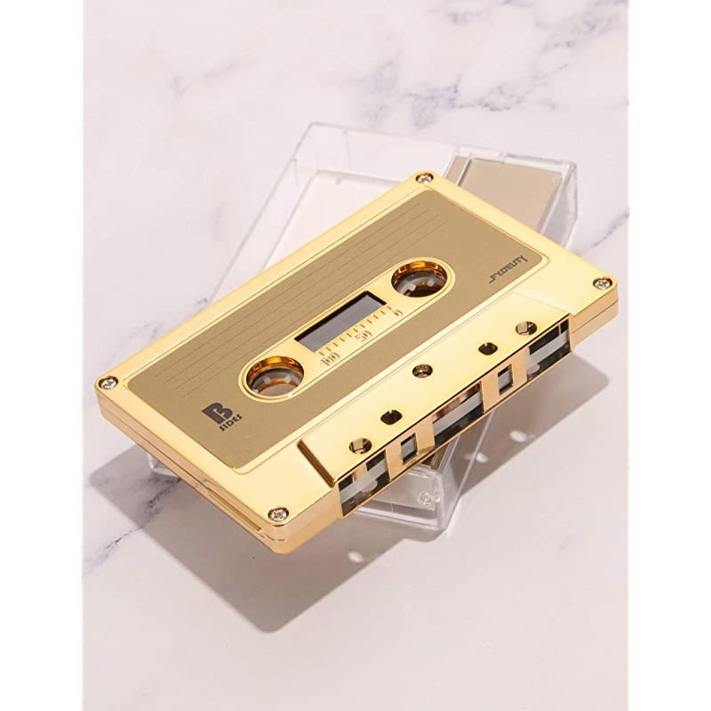 Blank Cassette Mixed Tape C60 Audio 60Min 10 Pack Gold Chrome