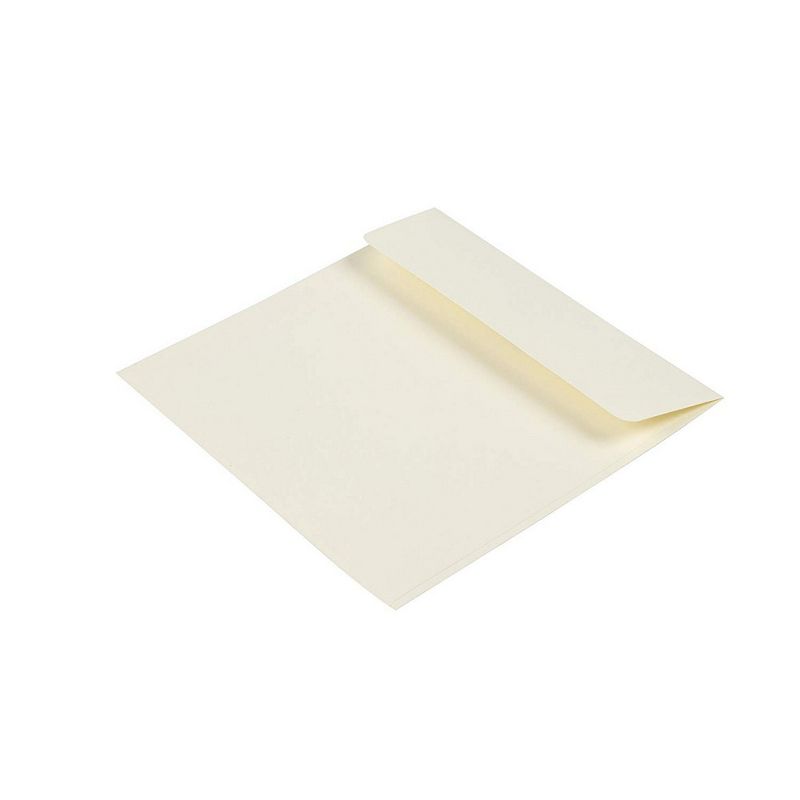 50-Pack Kraft Square Envelopes for Formal Occasions, Wedding, Birthdays, Graduation, Anniversary, 5.5" x 5.5"