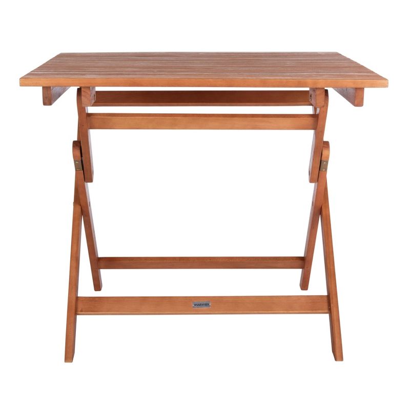 Kresler Folding Table Natural - Safavieh