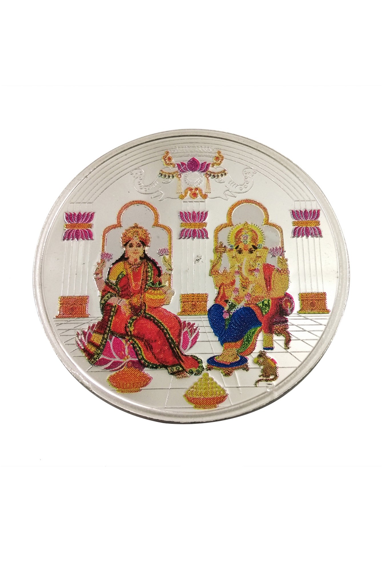Taraash Lakshmi Ganesha 999 20gm Silver Coin