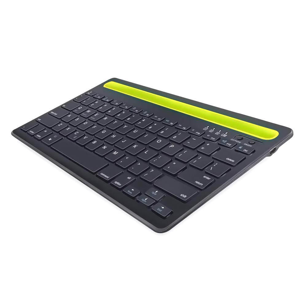 axGear Bluetooth Keyboard Cordless with Phone Tablet Holder Docking Wireless Stand