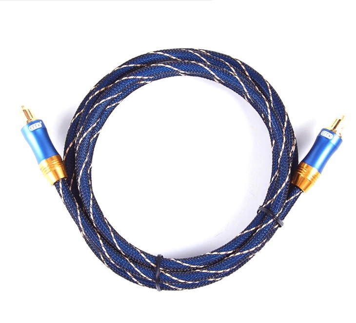 2017 Newest High Quality 2 Meters OD6.0mm Blue Digital Optical Optic Fiber Toslink Audio SPDIF Cable Cord