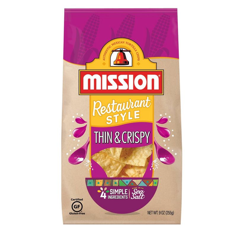 Mission Thin & Crispy Tortilla Chips - 9oz