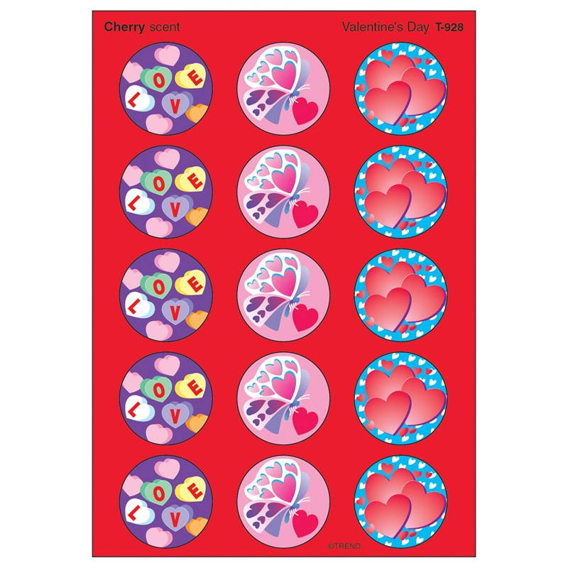 Stinky Stickers Valentines Day 60Pk