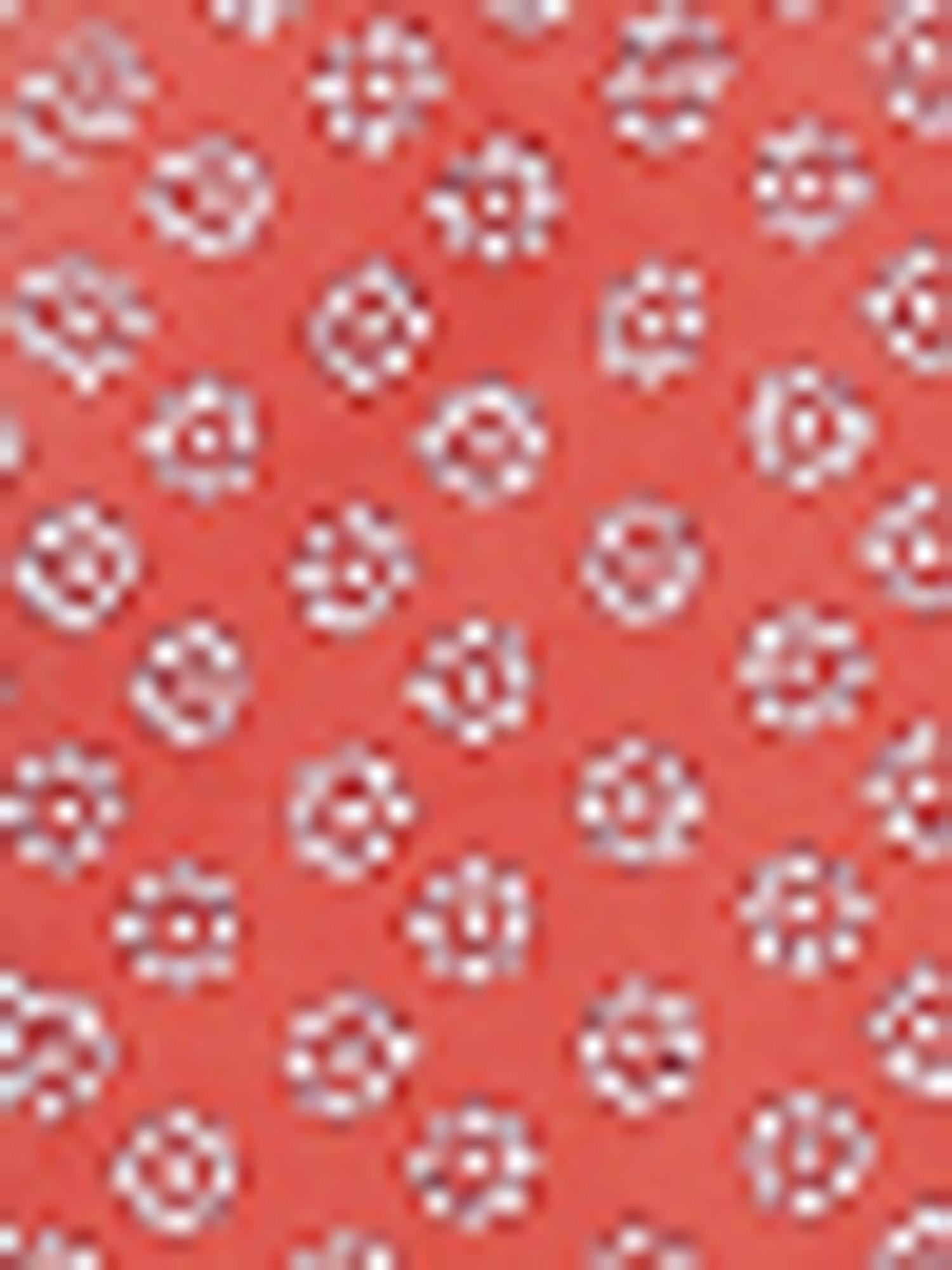 Biba Girls Orange Cotton Printed Suit Sets