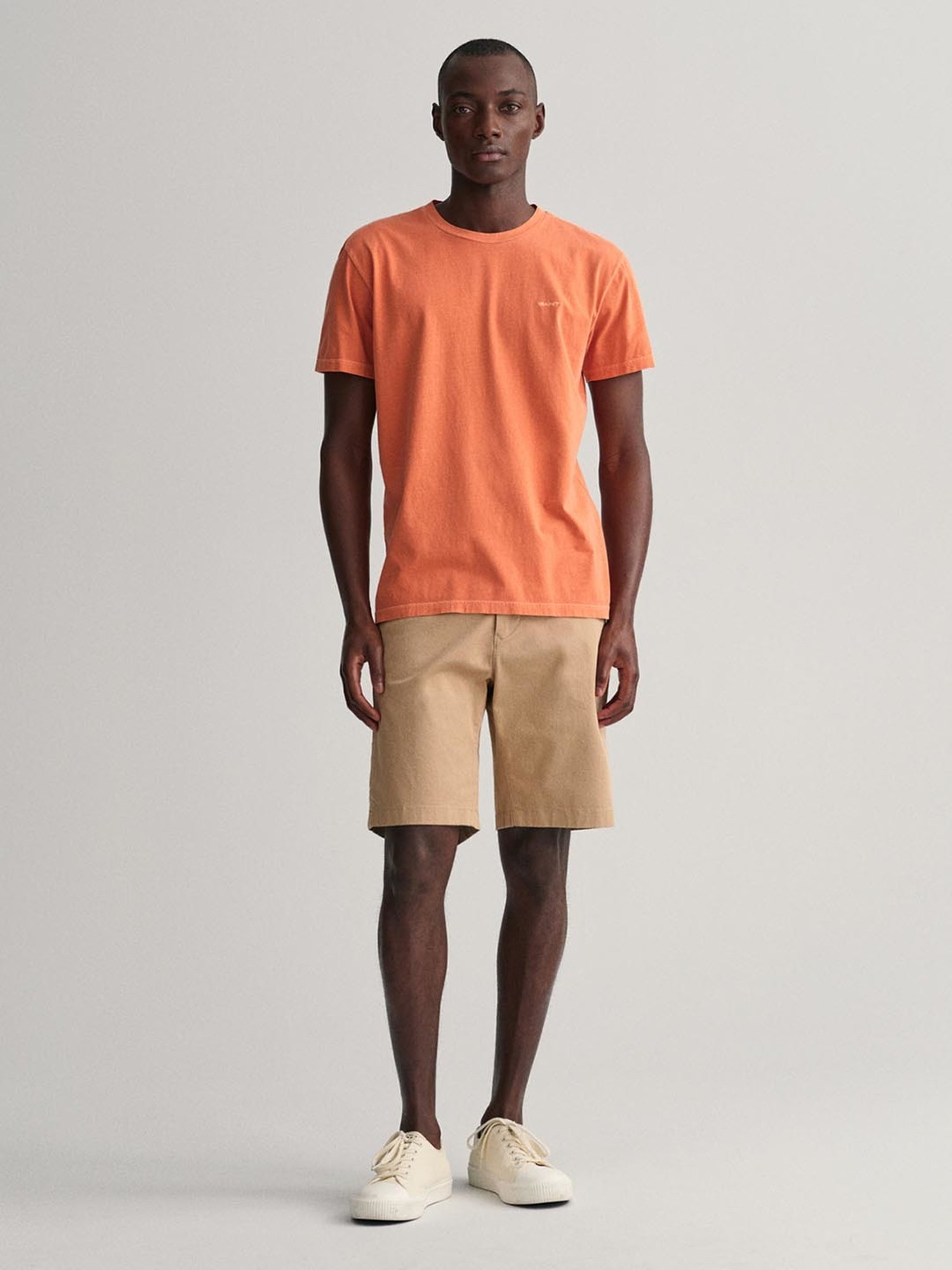 GANT Orange Cotton Modern Fit T-Shirt