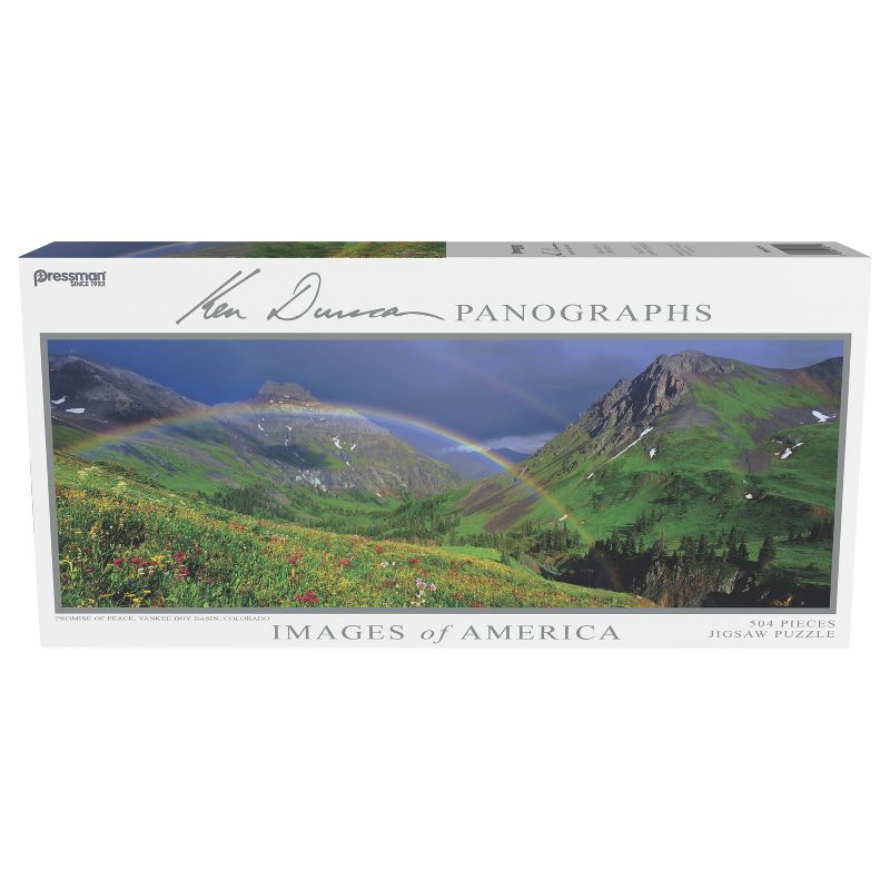 Pressman Images Of America: Promise Of Peace Panoramic Puzzle 504pc