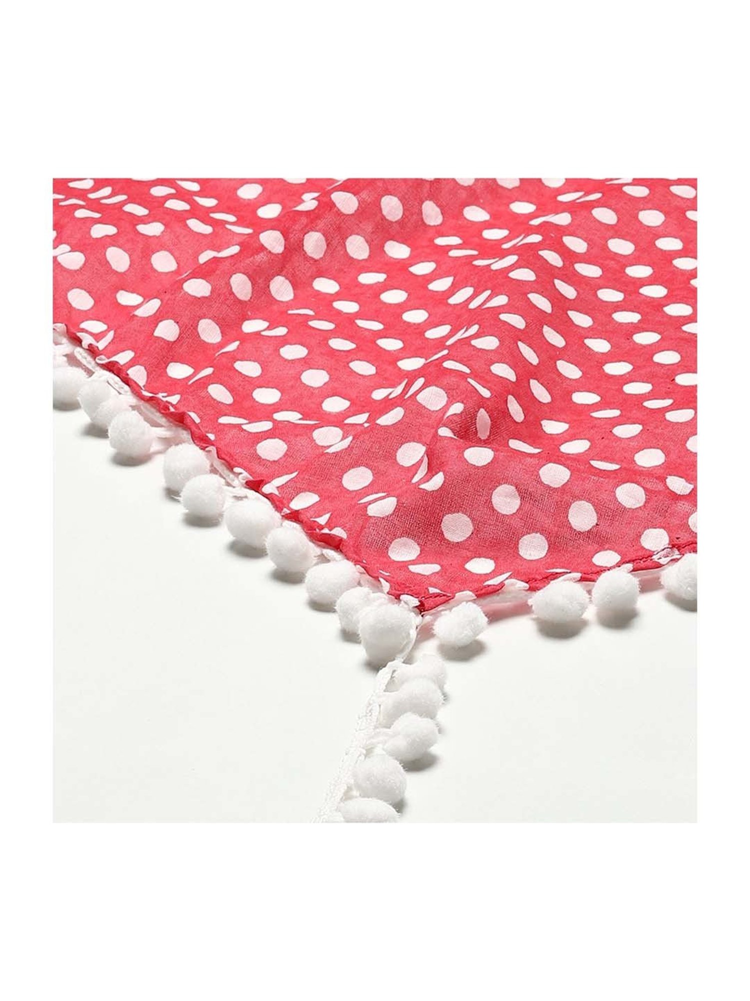 BIBA Girls Green & Red Cotton Printed Kurta Set