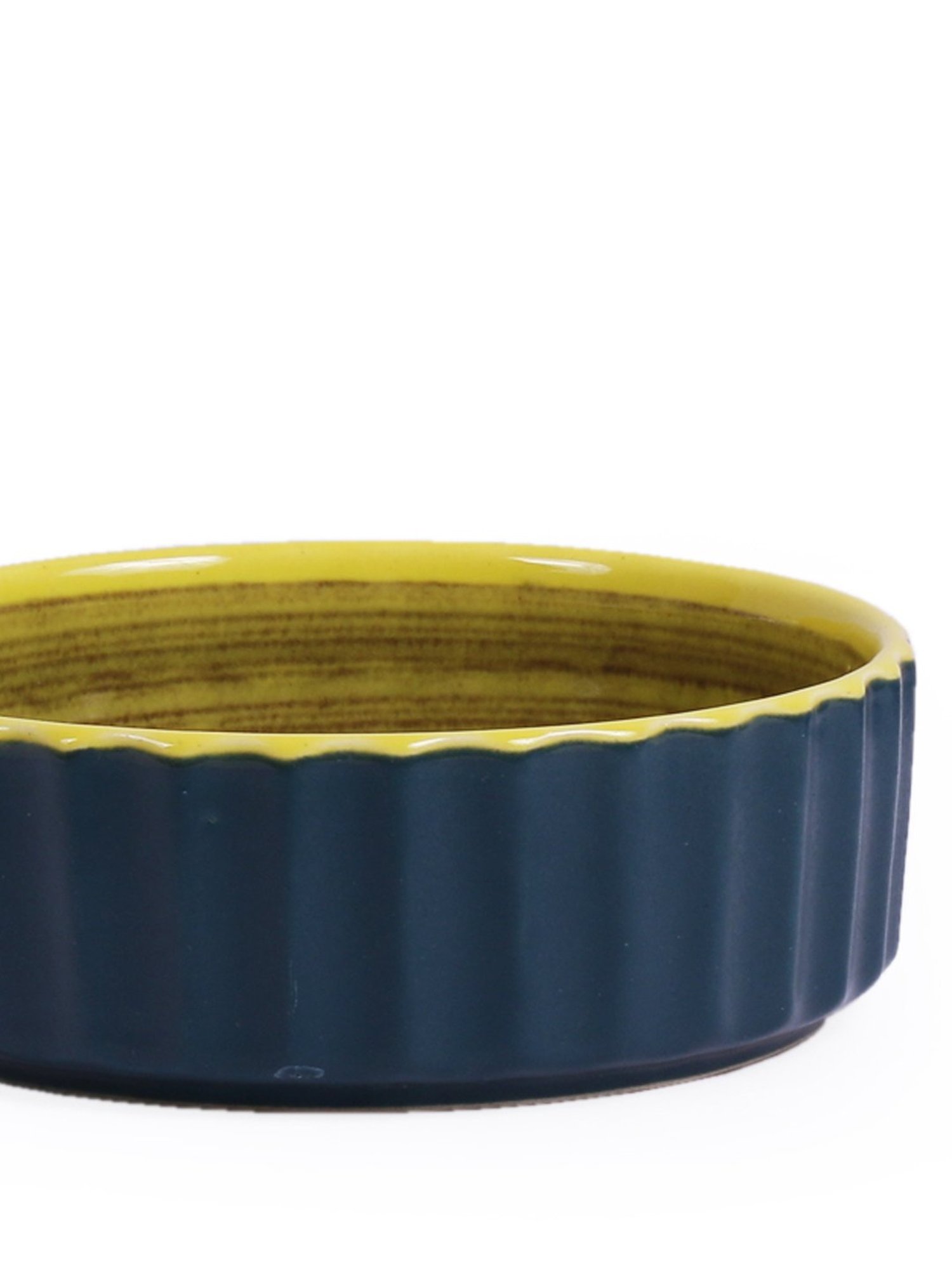 VarEesha Green Ceramic Serving Bowl - Set of 1