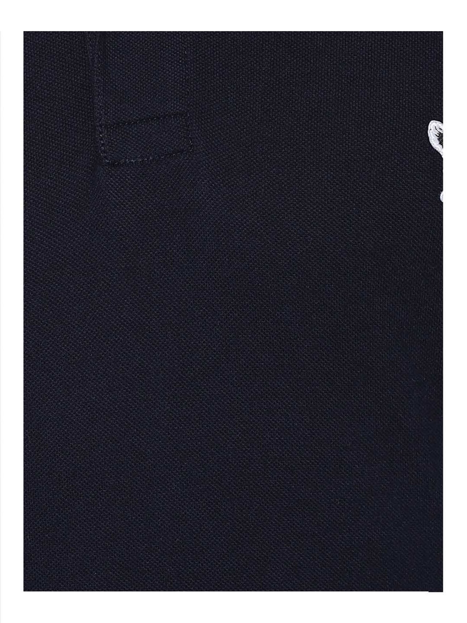American Eagle Blue Solid Polo T-Shirt