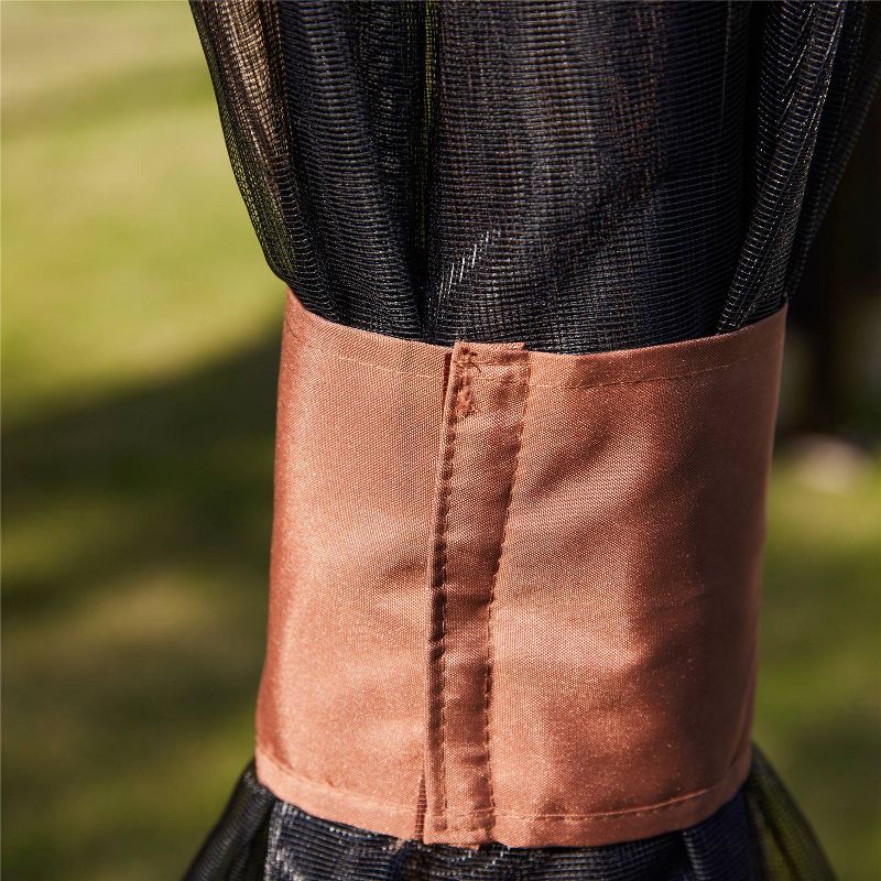 9' Patio Gazebo Brown - Patio Festival