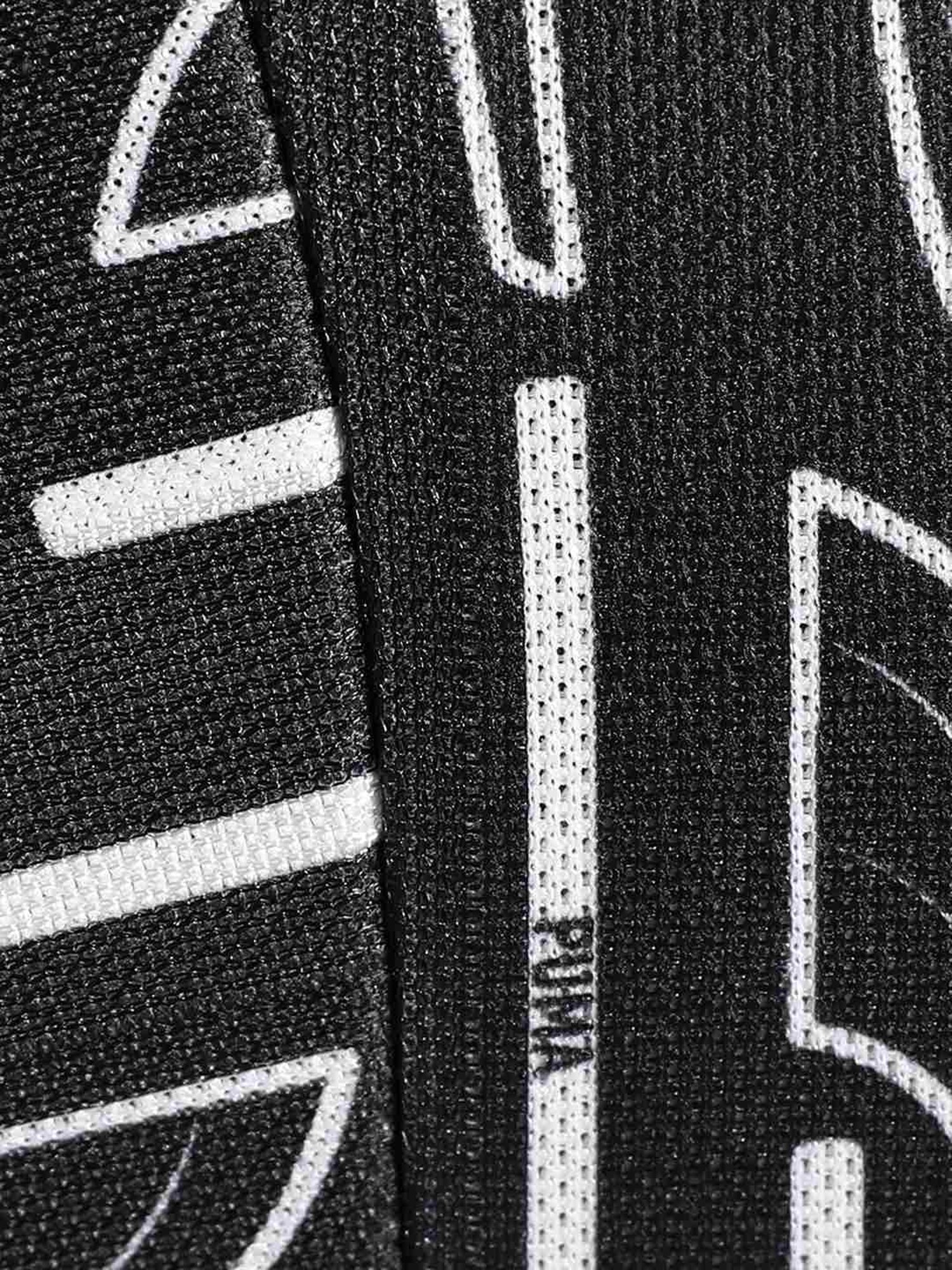 Puma Black Loose Fit Printed Jersey