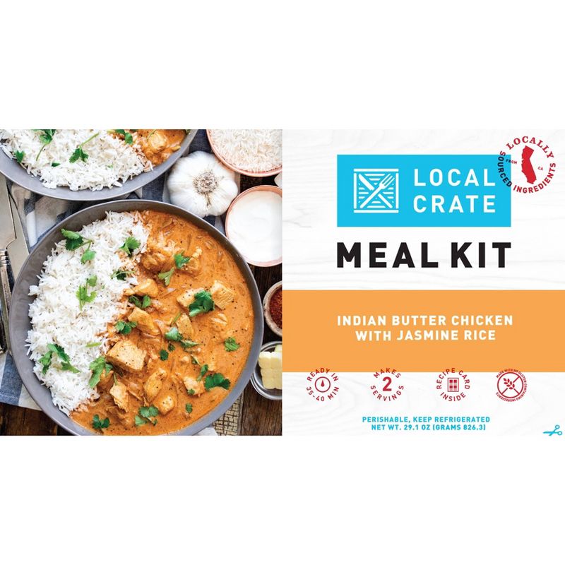 Local Crate Indian Butter Chicken with Jasmine Rice by Food52 Meal Kit - 29.1oz - Serves 2