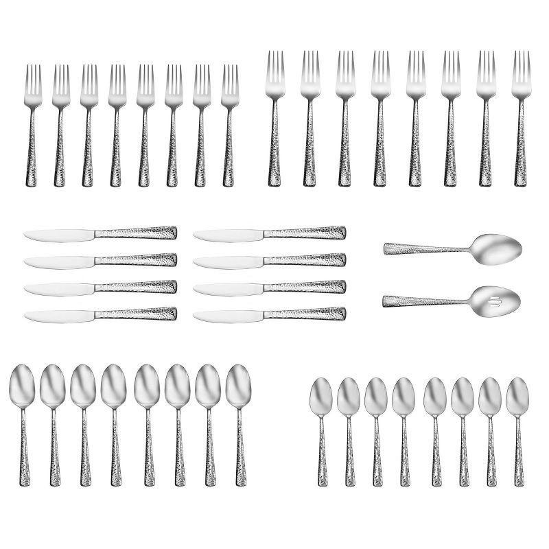 42pc Stainless Steel Mayson Silverware Set - Studio Cuisine