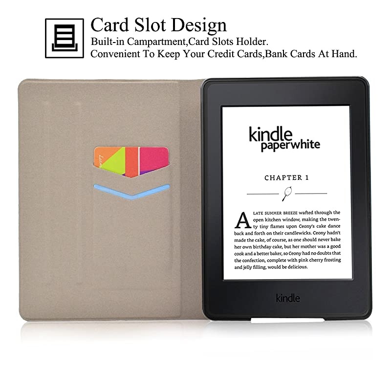 Kindle Paperwhite Case The Thinnest and Lightest PU Leather Case with Auto WakeSleep Feature Smart Cover for  Kindle Paperwhite Fits All 2012 2013 2015 Versions Paris