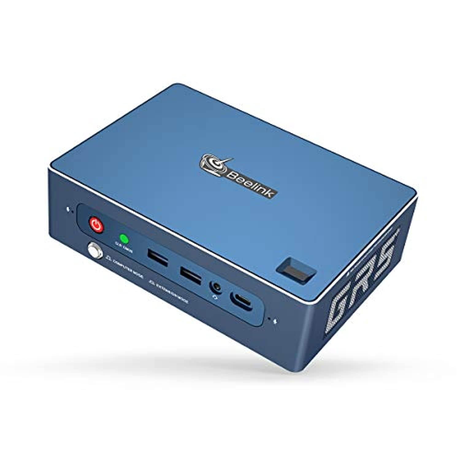 Beelink GTR PRO Mini PC Windows 10 Pro,AMD Ryzen 5 3550H Processor(up to 3.7 GHz) 16GB DDR4 512GB NVMe SSD+1TB HDD,WiFi 6,BT5.0,Dual Gigabit Ethernet,Multi-Screen Interactive,4K Hi-Fi soundGaming PC