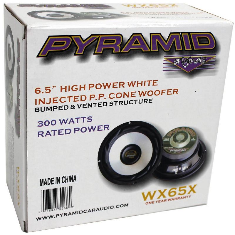 PYRAMID WX65X 6.5" 300 Watt Car Audio Subwoofer Sub Power Woofer 4 Ohm