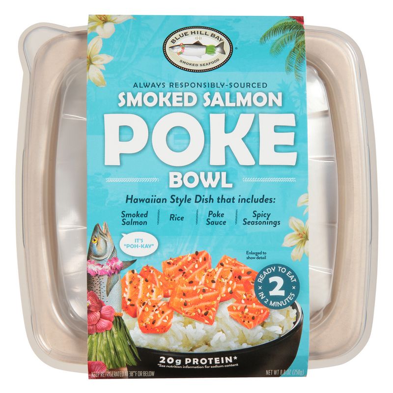 Blue Hill Bay Smoked Salmon Poke Bowl - 8.8oz