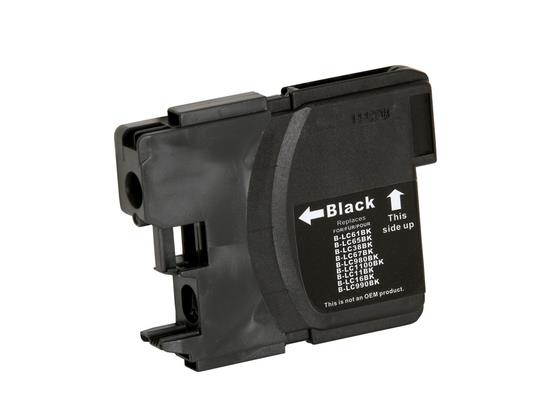 Compatible Black Inkjet Cartridge for Brother LC61BK DCP 165C / 385C / 585CW / J125 / MFC 250C / 255CW / 290C / 295CN / 490CW / 495CW / 5490CN / 5890CN / 5895CW / 6490CW / 6890CDW / 790CW / 795CW / 99