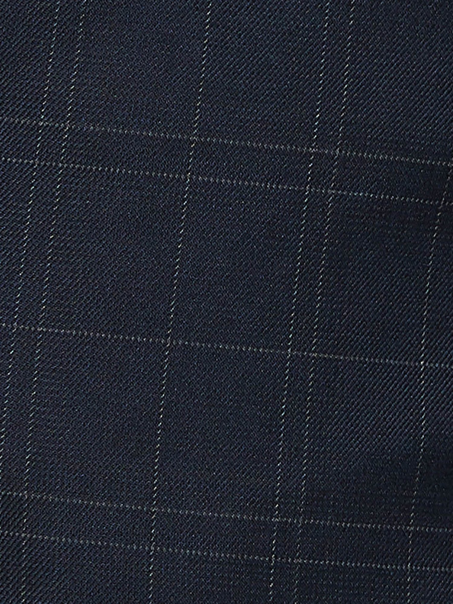 Code by Lifestyle Black Slim Tapered Fit Checks Trousers