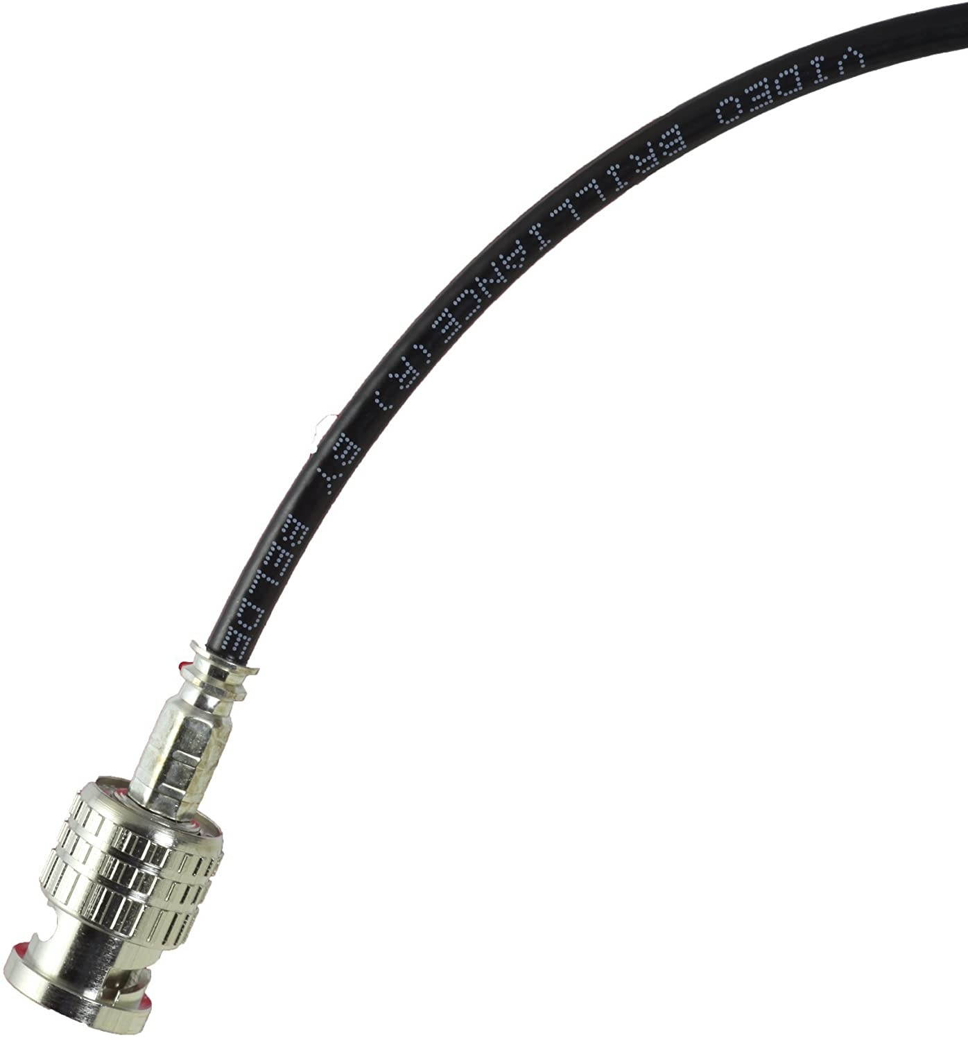 10 Foot Black BJC Mini 3G/6G HD SDI Cable (Belden 1855A) BNC to BNC