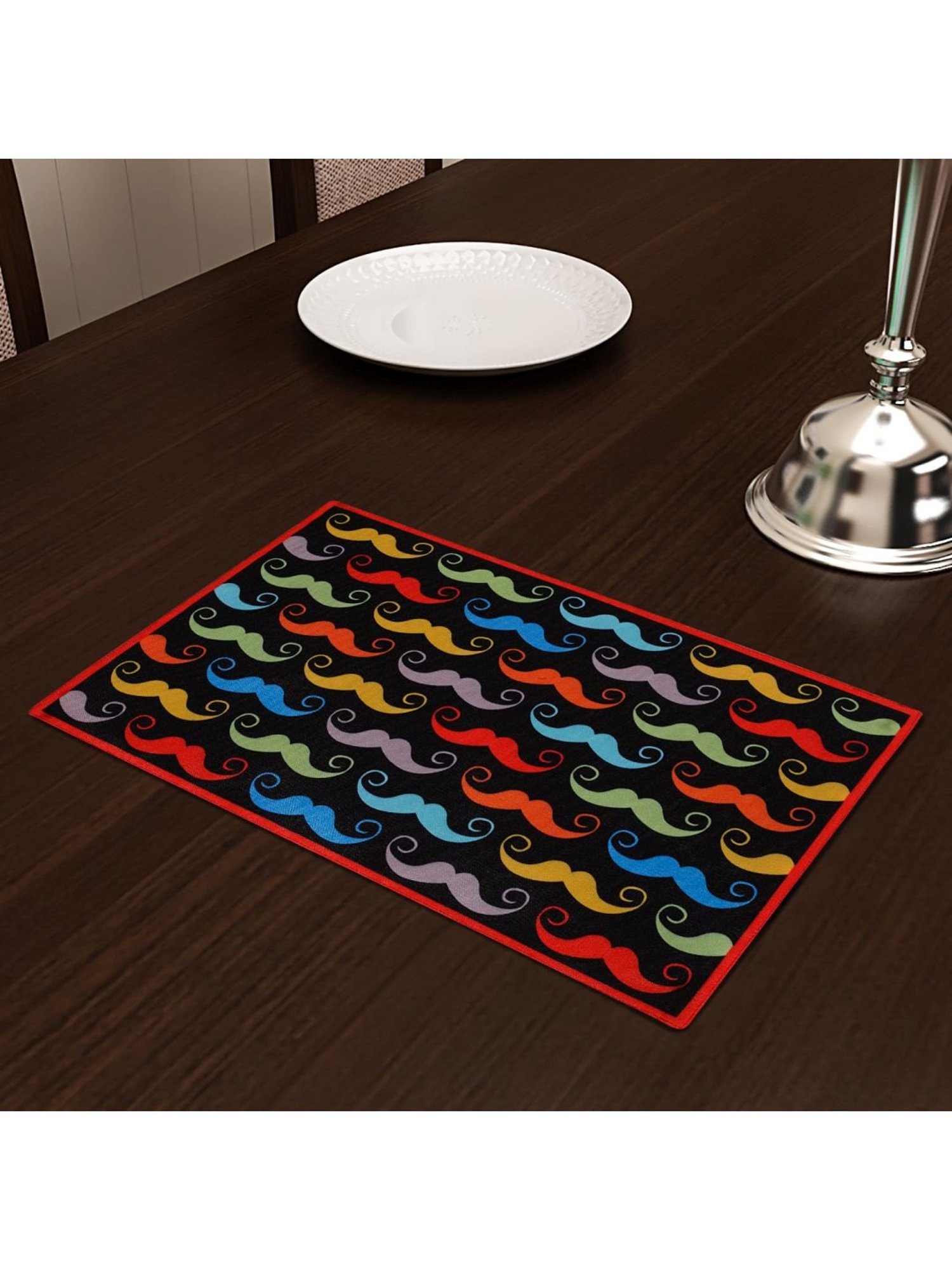 SEJ by Nisha Gupta Multicolor Placemats - Set of 6
