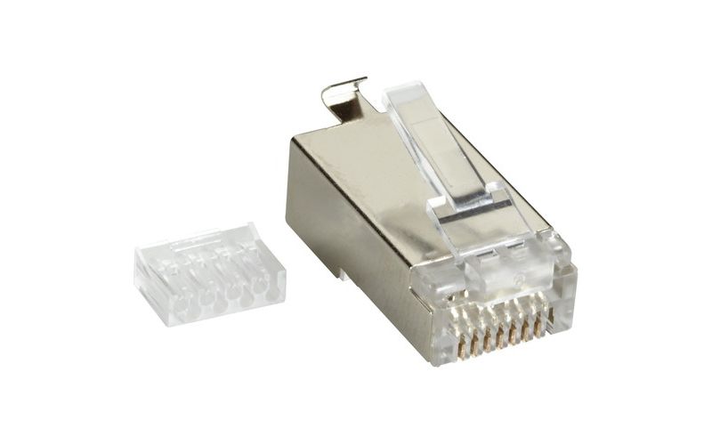 Black Box CAT6 Shielded Modular Plug - 50-Pack