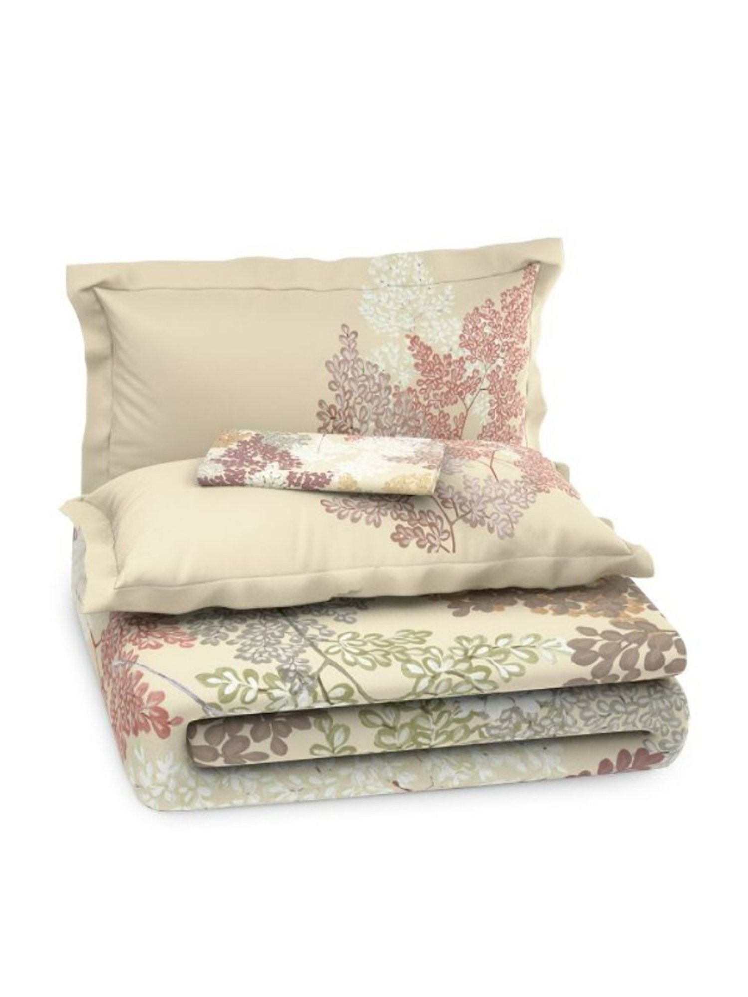 DDecor Angelic Floral Beige 145 TC Cotton Bed Linen Set