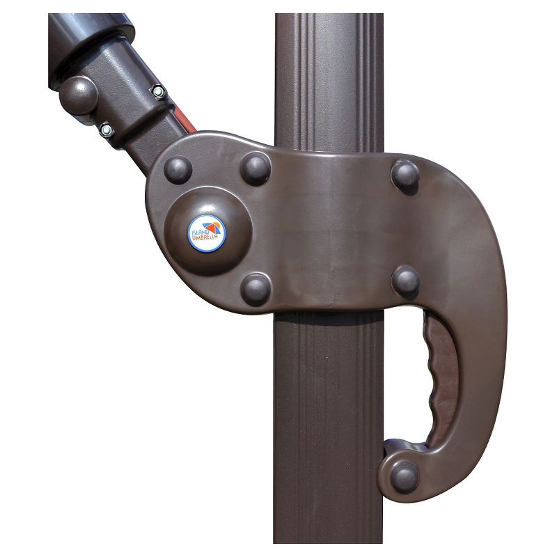 Island Umbrella Victoria 13' Octagonal Cantilever in Beige Sunbrella