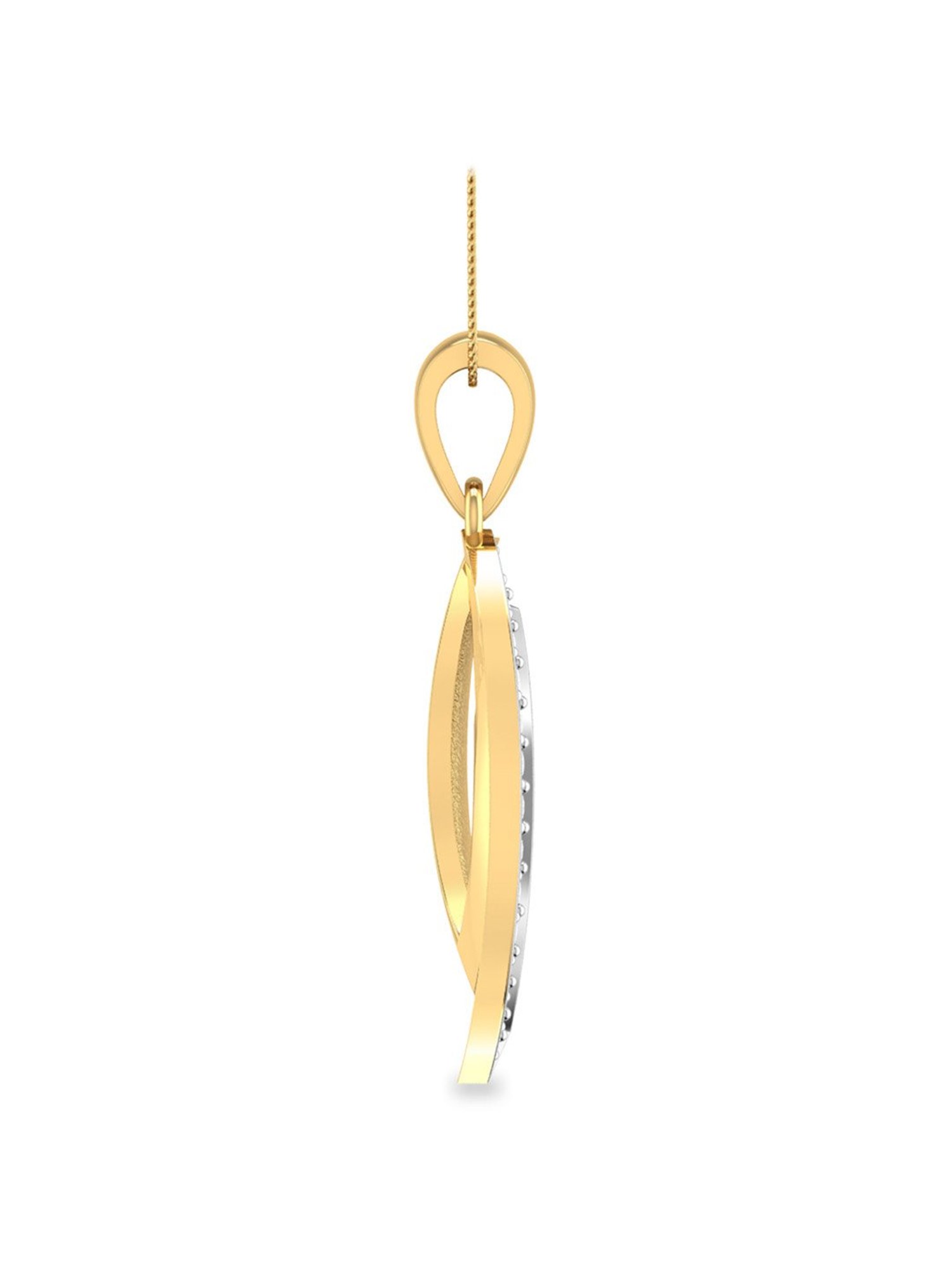 PC Jeweller Darick 18k Gold Pendant without Chain for Women