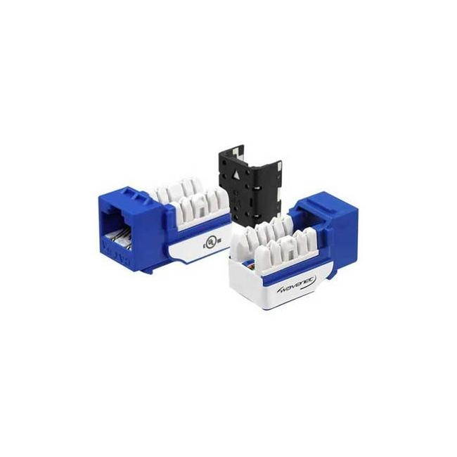 WAVENET WAV-6AKSJBL-S CAT6A JACK BLUE 8P8C