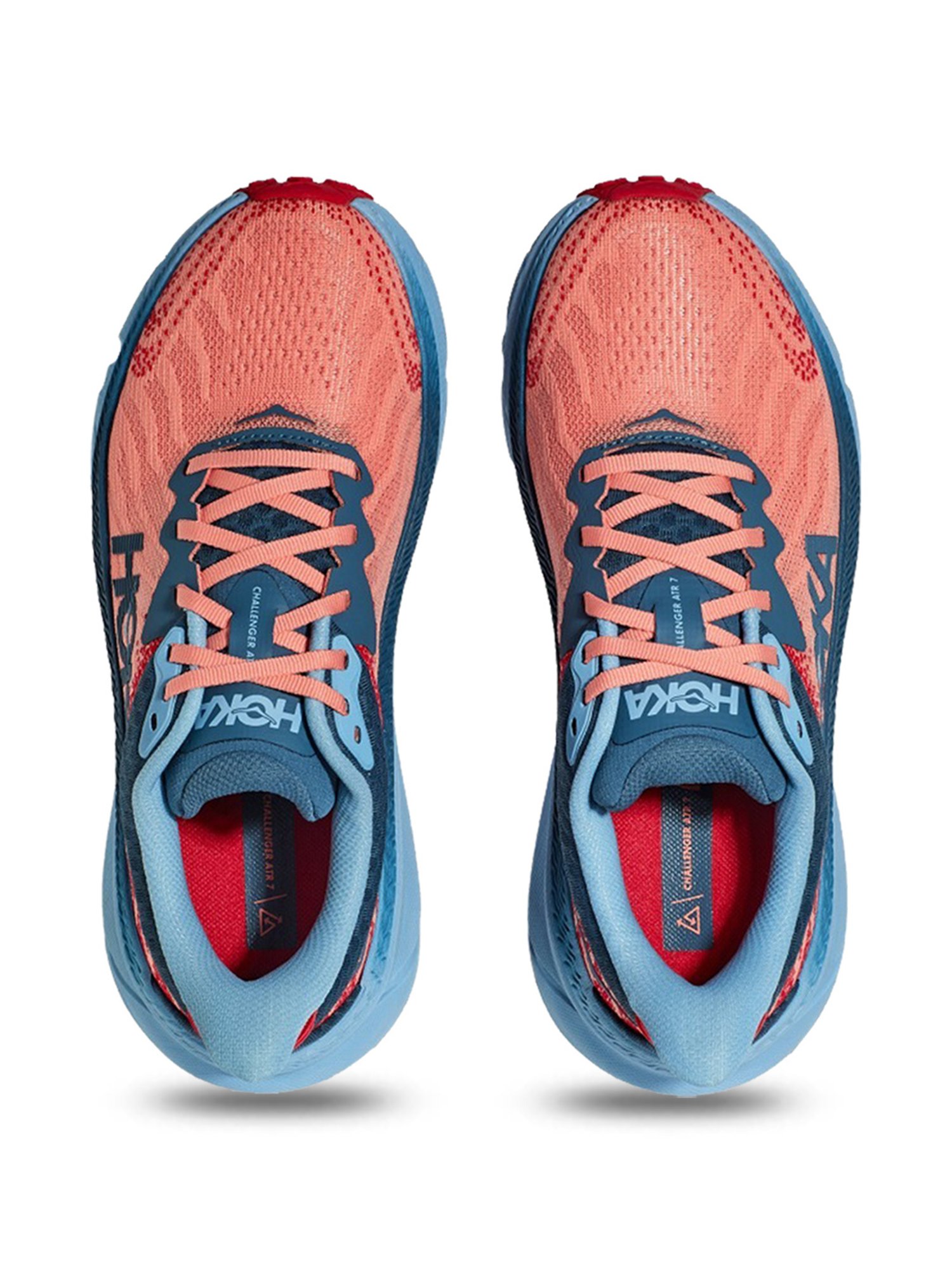 Hoka Women's W CHALLENGER ATR 7 Papaya & Real Teal Running Shoes
