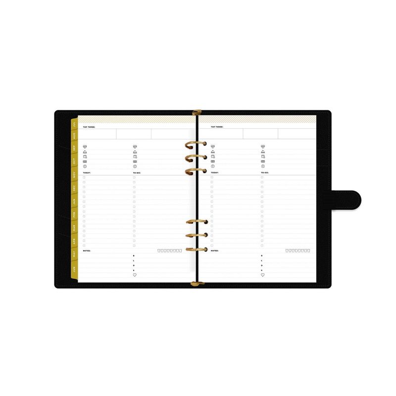 2021-22 Academic Planner 5" x 8" 6 Ring Weekly/Monthly Black - Day Designer