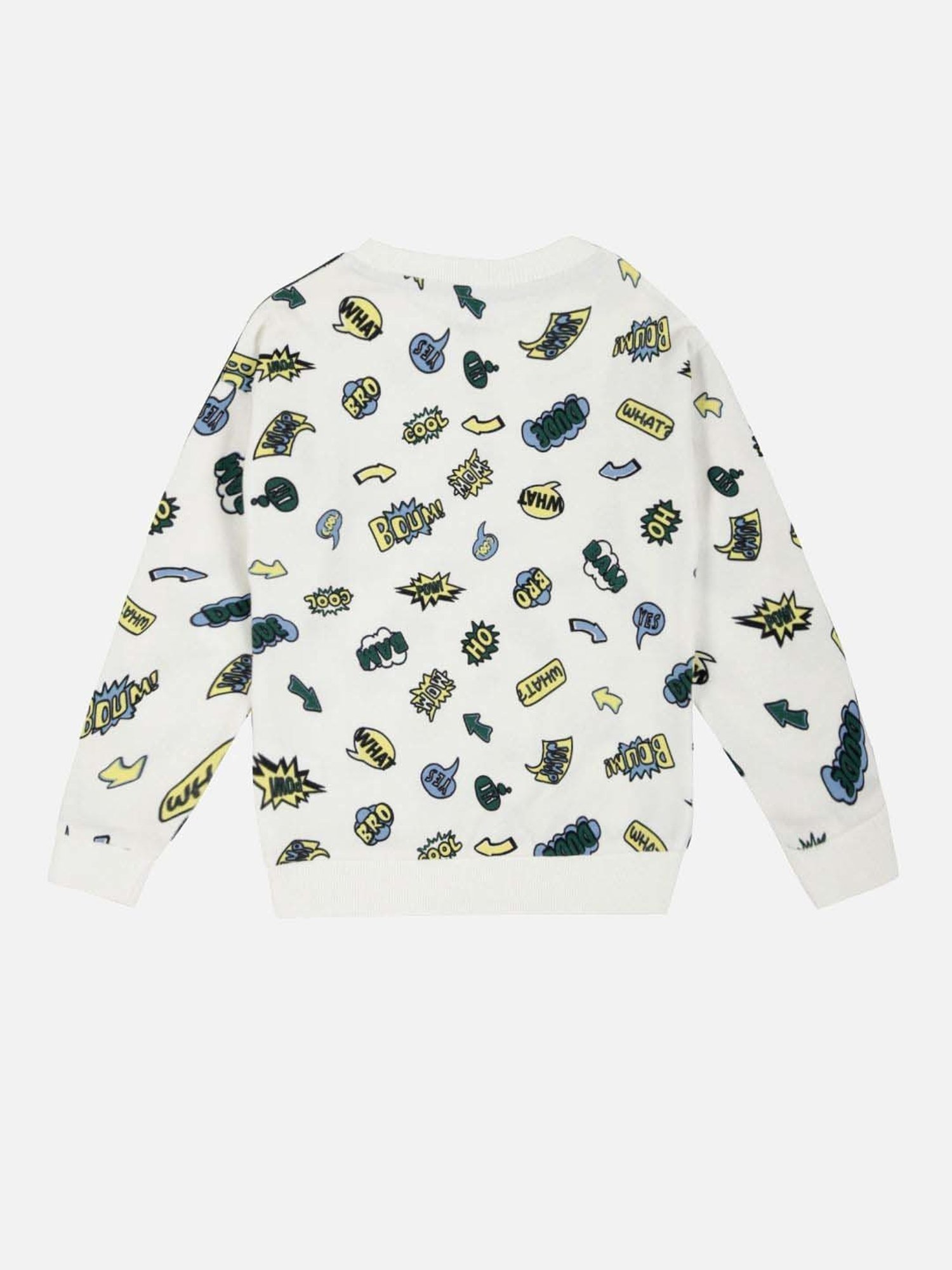 Allen Solly Junior Orange Cotton Regular Fit Full Sleeves Sweatshirt