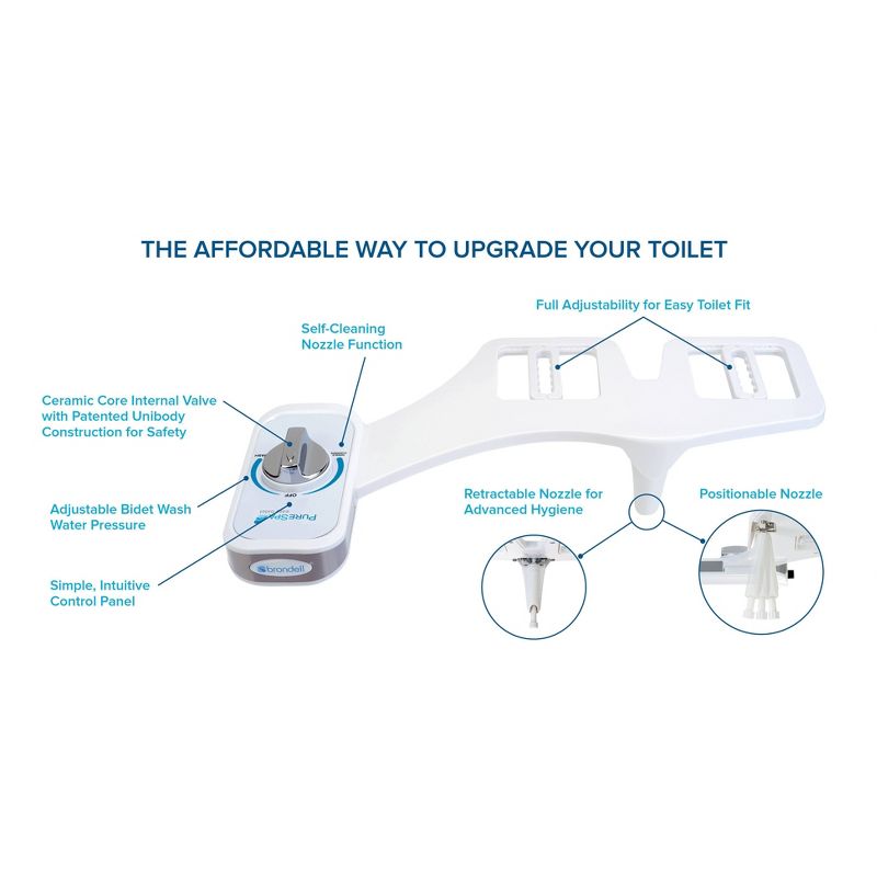 Pure Spa Easy Bidet Toilet Attachment - Brondell