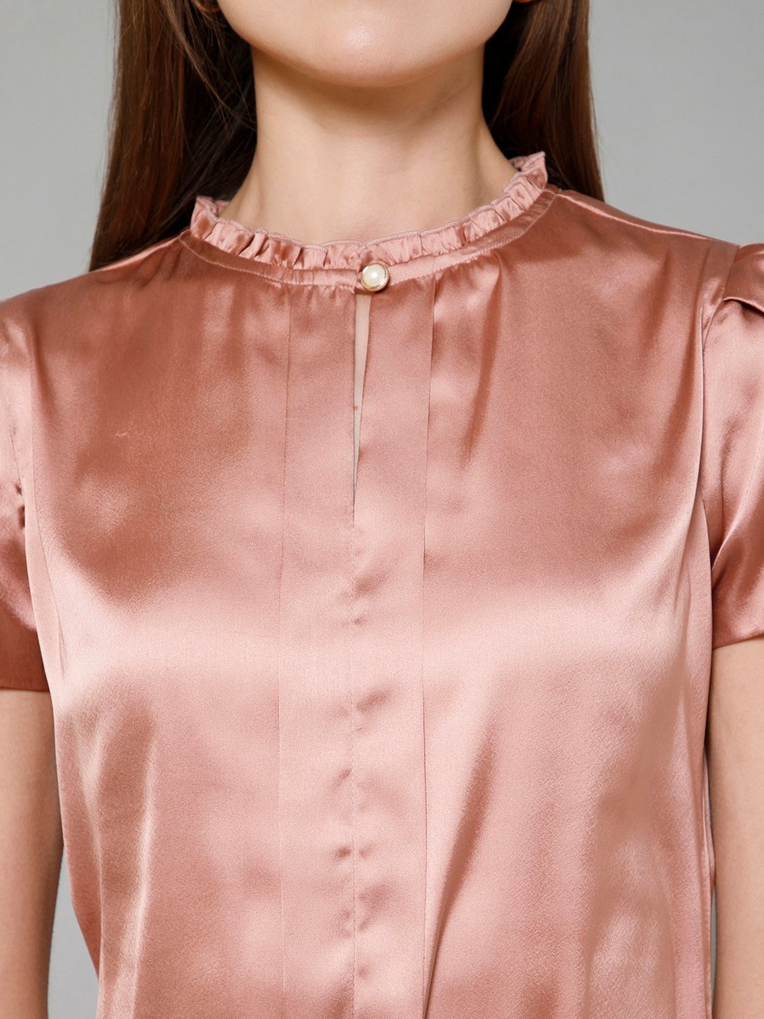 PURYS Pink Regular Fit Top