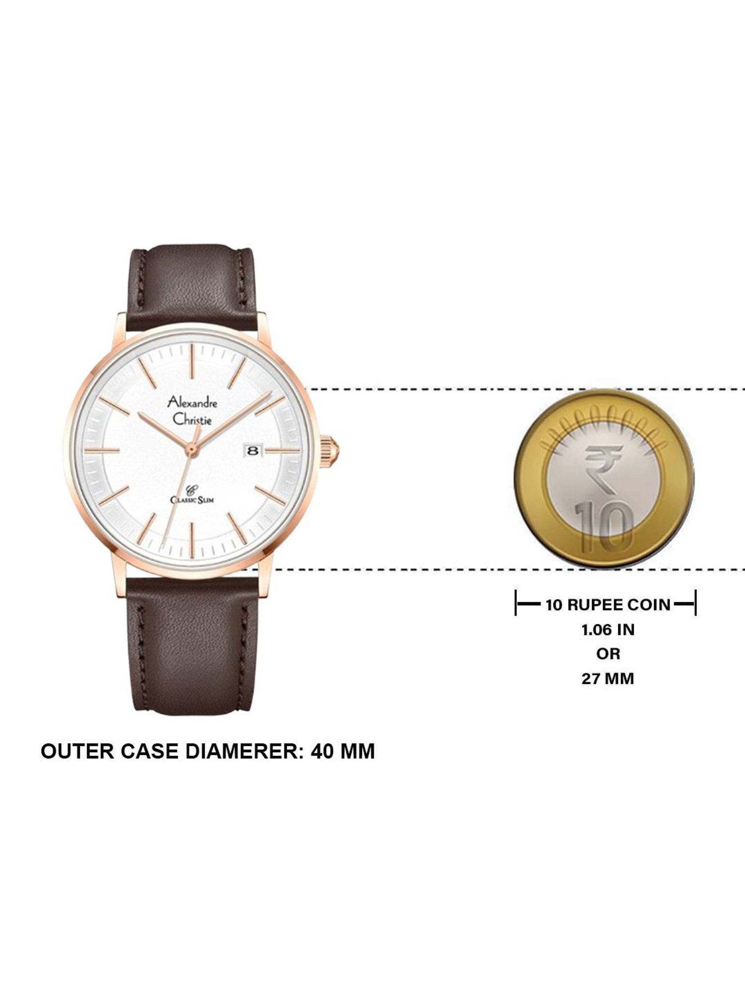 ALEXANDRE CHRISTIE 1007MDLRGSL Classic Analog Watch for Men