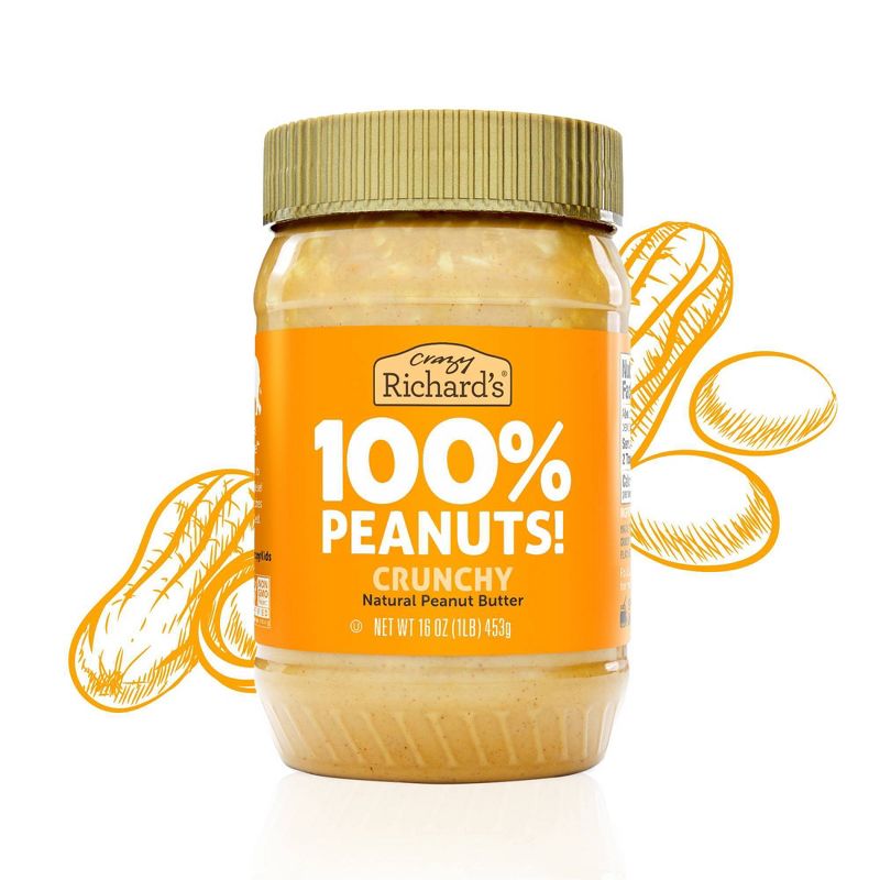 Crazy Richard's Crunchy Natural Peanut Butter