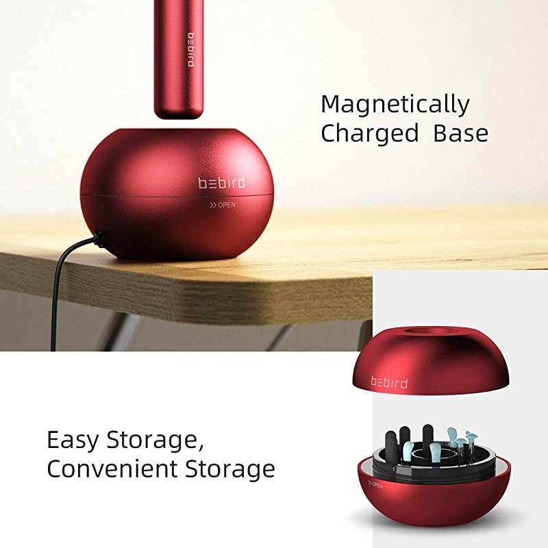 M9 Pro Otoscope Smart Visual Ear Cleaning Stick with 1080P HD Digital Endoscope for Earwax Cleaning Received A 4axis Intelligent Gyroscope Red