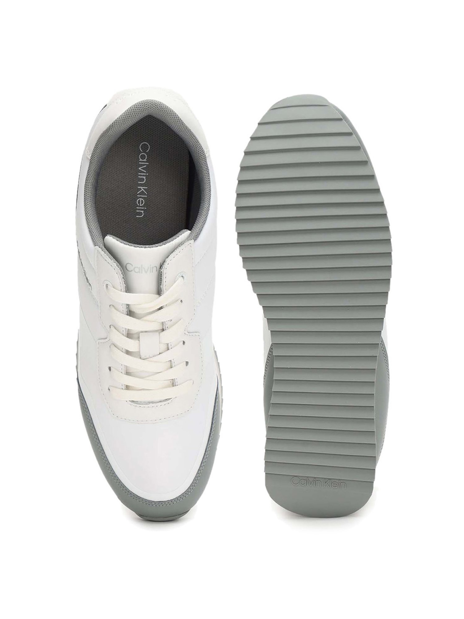 Calvin Klein Jeans Men's White Casual Sneakers