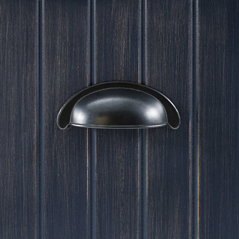 Seaside Hall Tree Distressed Navy - Crosley