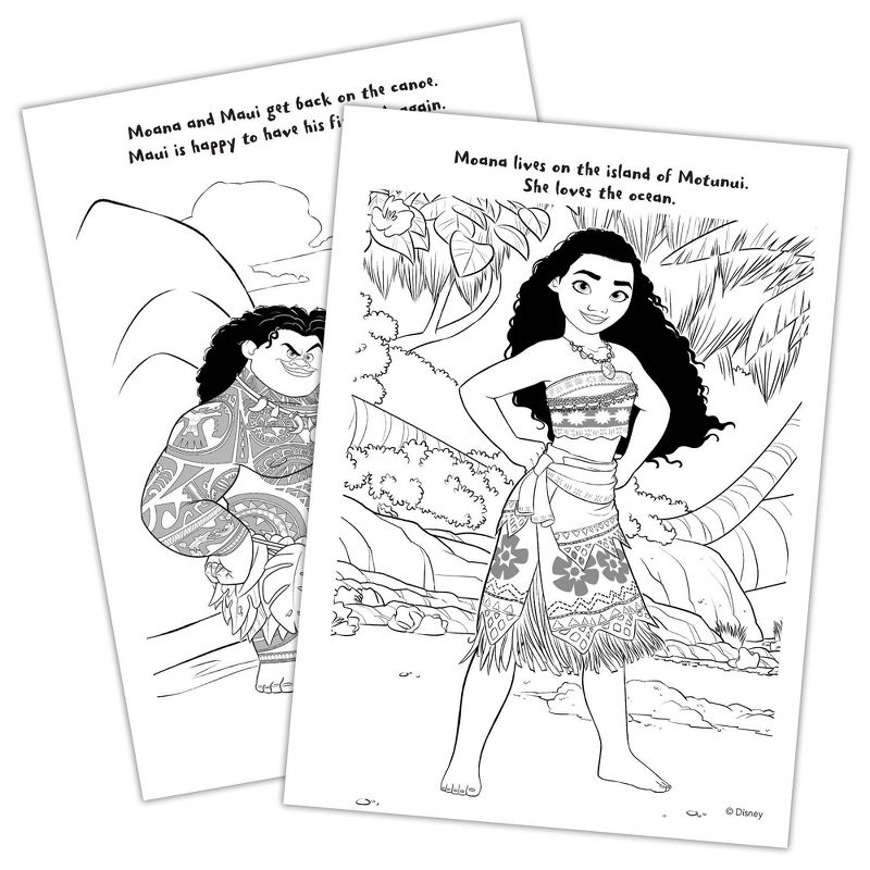 Disney Moana Paintbox Book