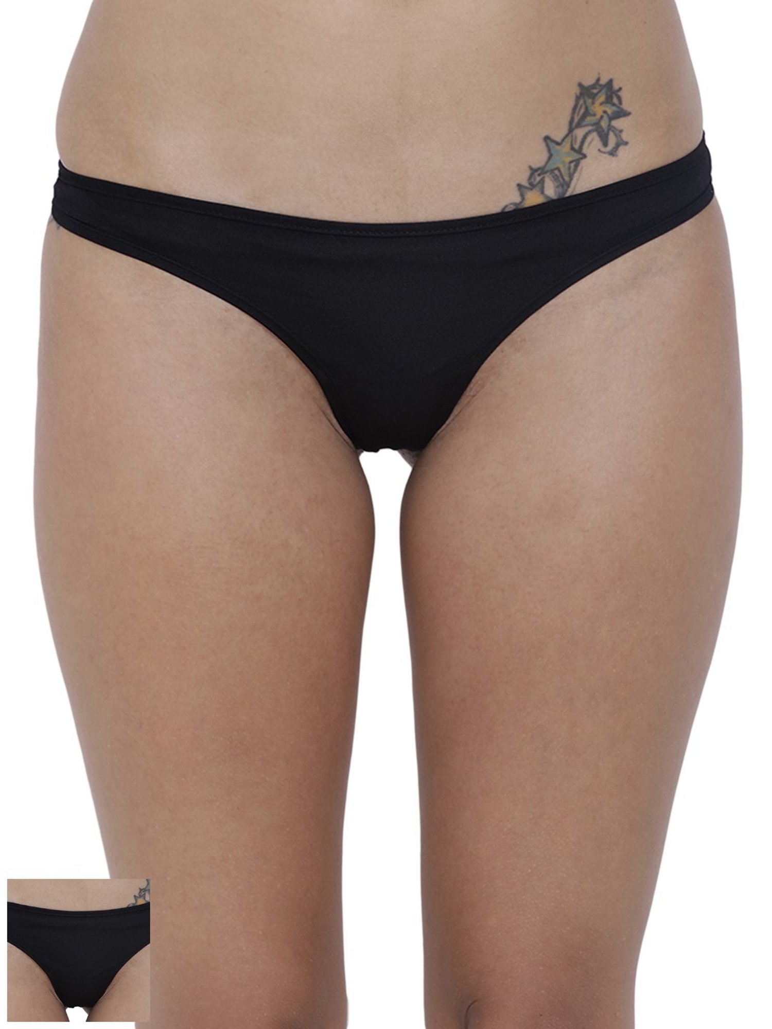 BASIICS by La Intimo Multicolor Bikini Panty ( Pack Of 2 )