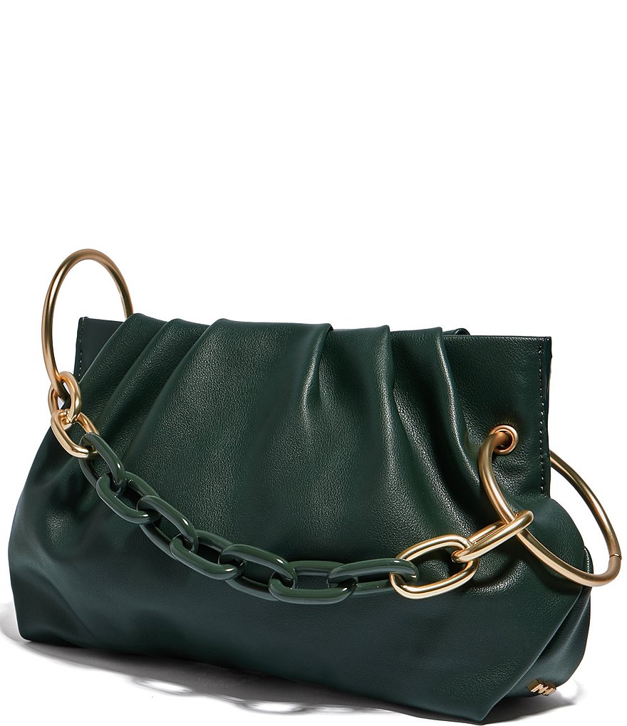 House of Want Chill Vegan Leather Chain Strap Framed Clutch Bag