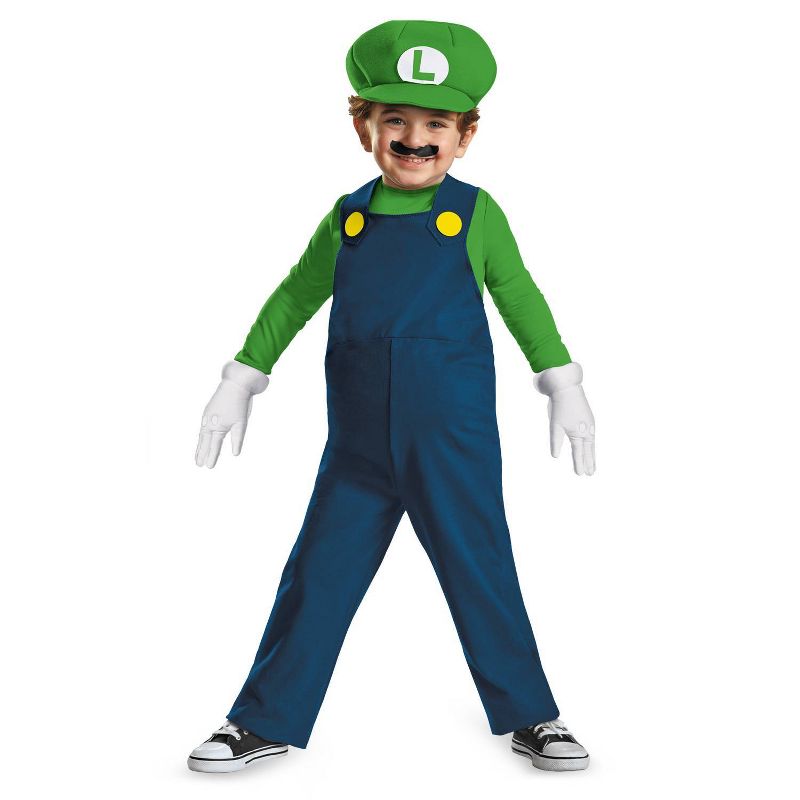 Toddler Luigi Halloween Costume 3T-4T