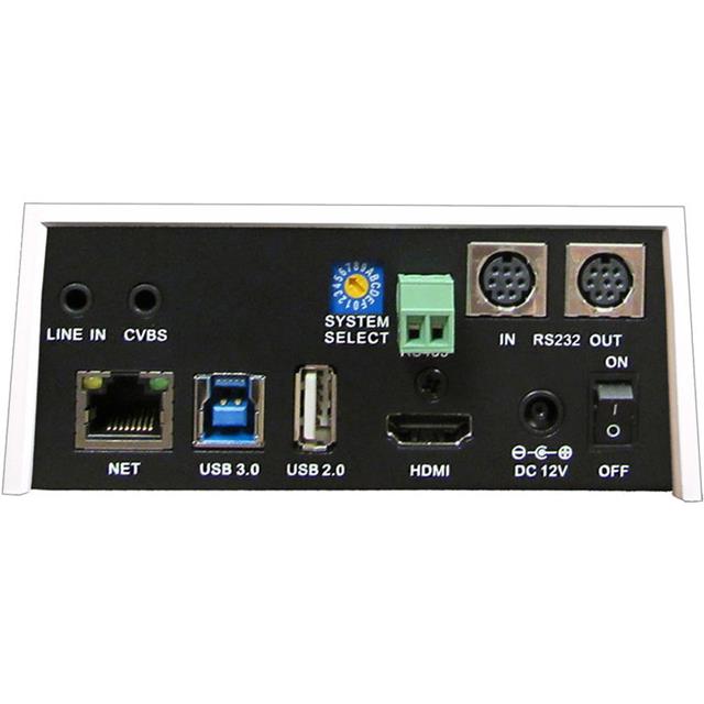 PTZOptics 12X-USB USB 3.0 PTZ 1080p Video Conference Camera with simultaneous HDMI and IP Streaming - White